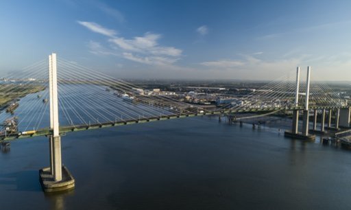 Landscape image of a bridge over water