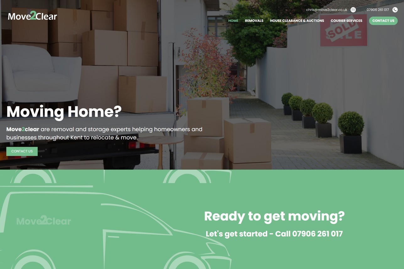 A moving house service website in Medway created by it'seeze Gravesend