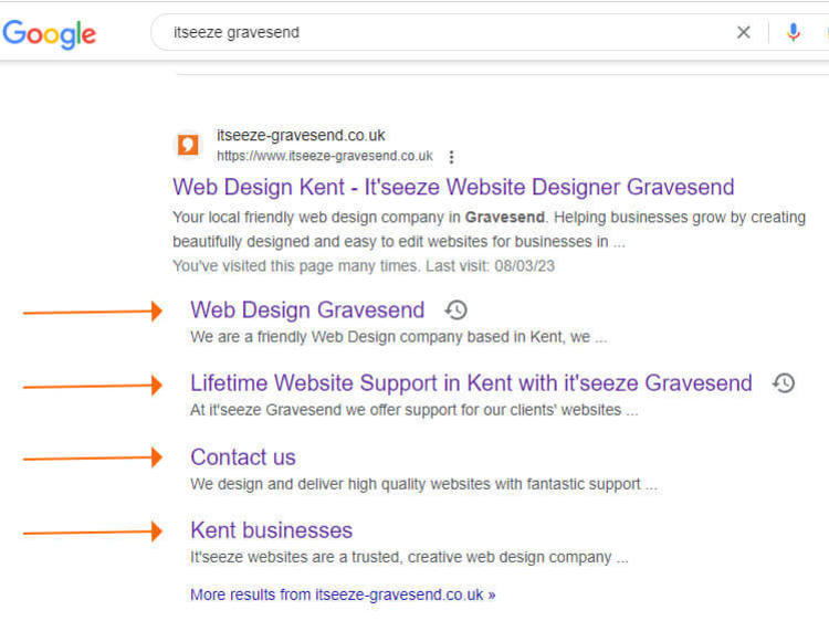 featured snippets for itseeze gravesend